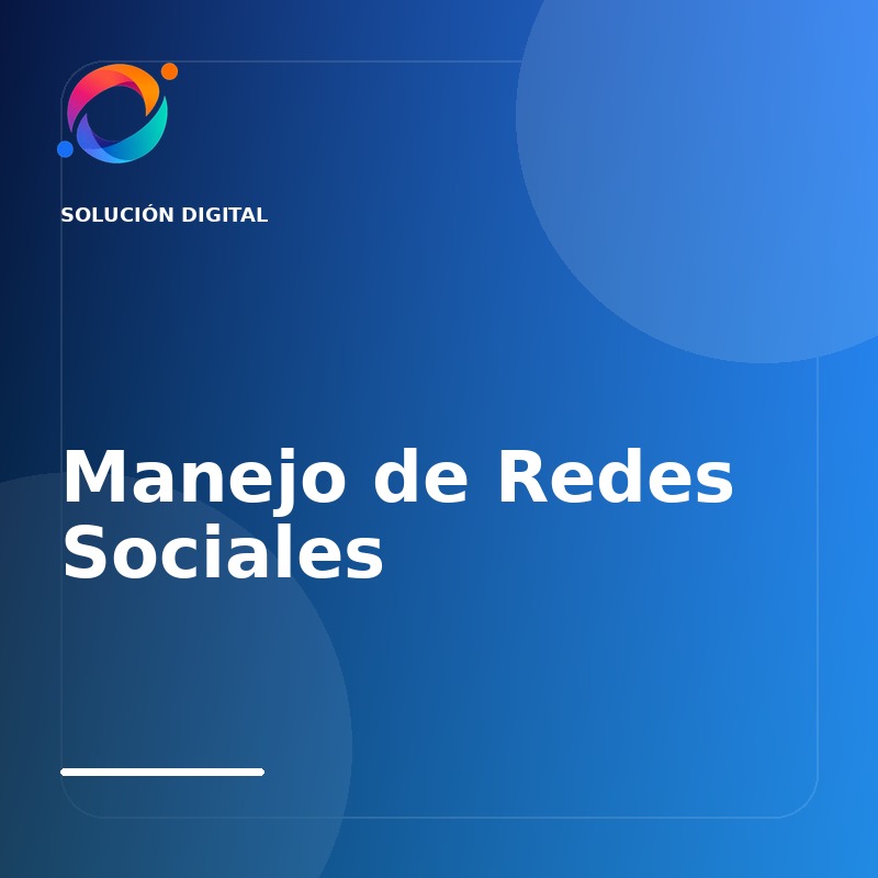 Manejo de Redes Sociales